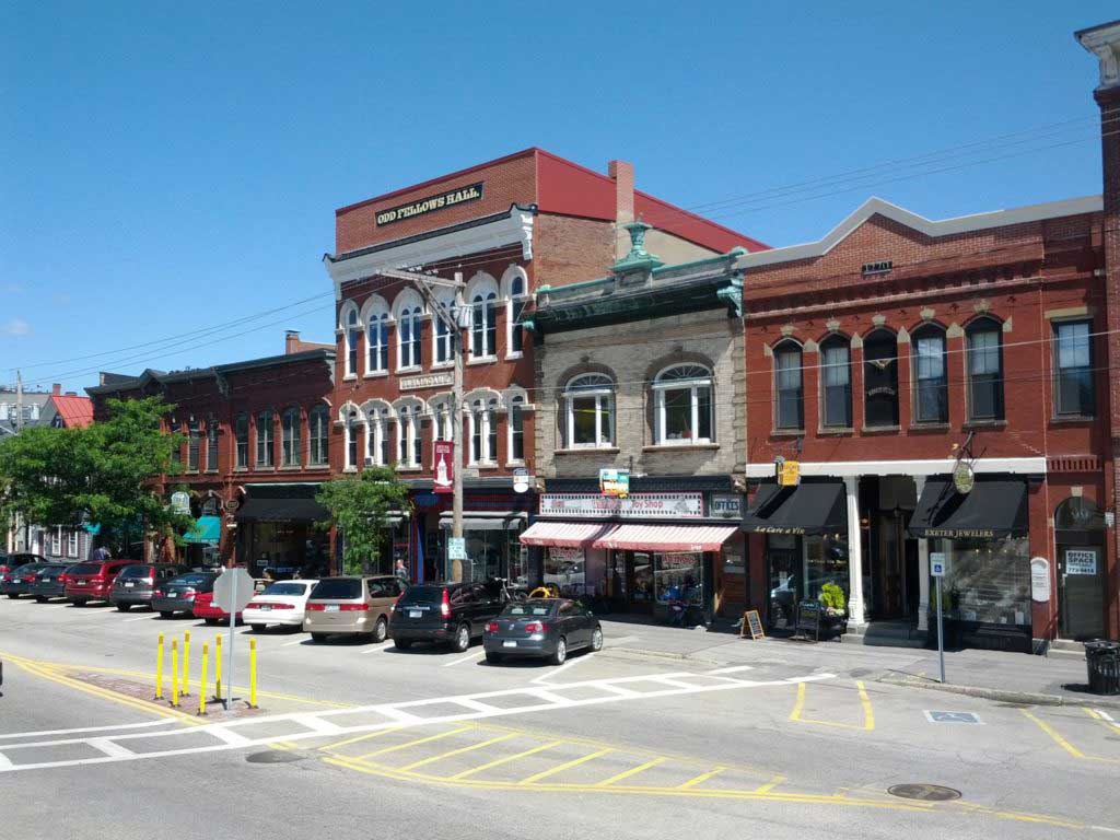 Water Street, downtown Exeter